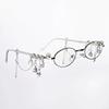 Y2K Lolita Eyeglasses Sweet Spicy Girl Fashion Diamond Small Frame Elliptical Glasses COS Accessories