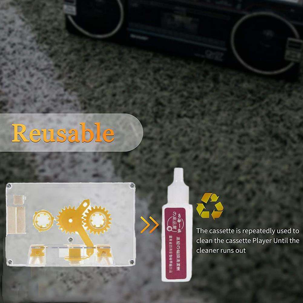 Cheap Wet Type Cassette Tape Head Cleaner Kit Audio Home