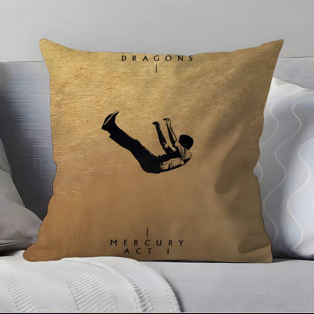 I-Imagine D-D-Dragons Band Pillow Case Pillowcase Soft Skin Friendly & Comfortable With A Hidden Zipper