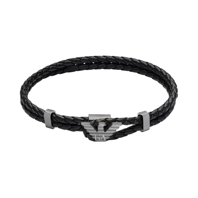 Emporio Armani logo design bracelet men s gray Gray F basic packaging-brand original box серый