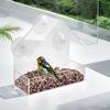 House Transparent Window Wild Bird Feeder Outdoor Removable Suction Cups Sliding Automatic Birds Feed Tray for Garden Patio Yard