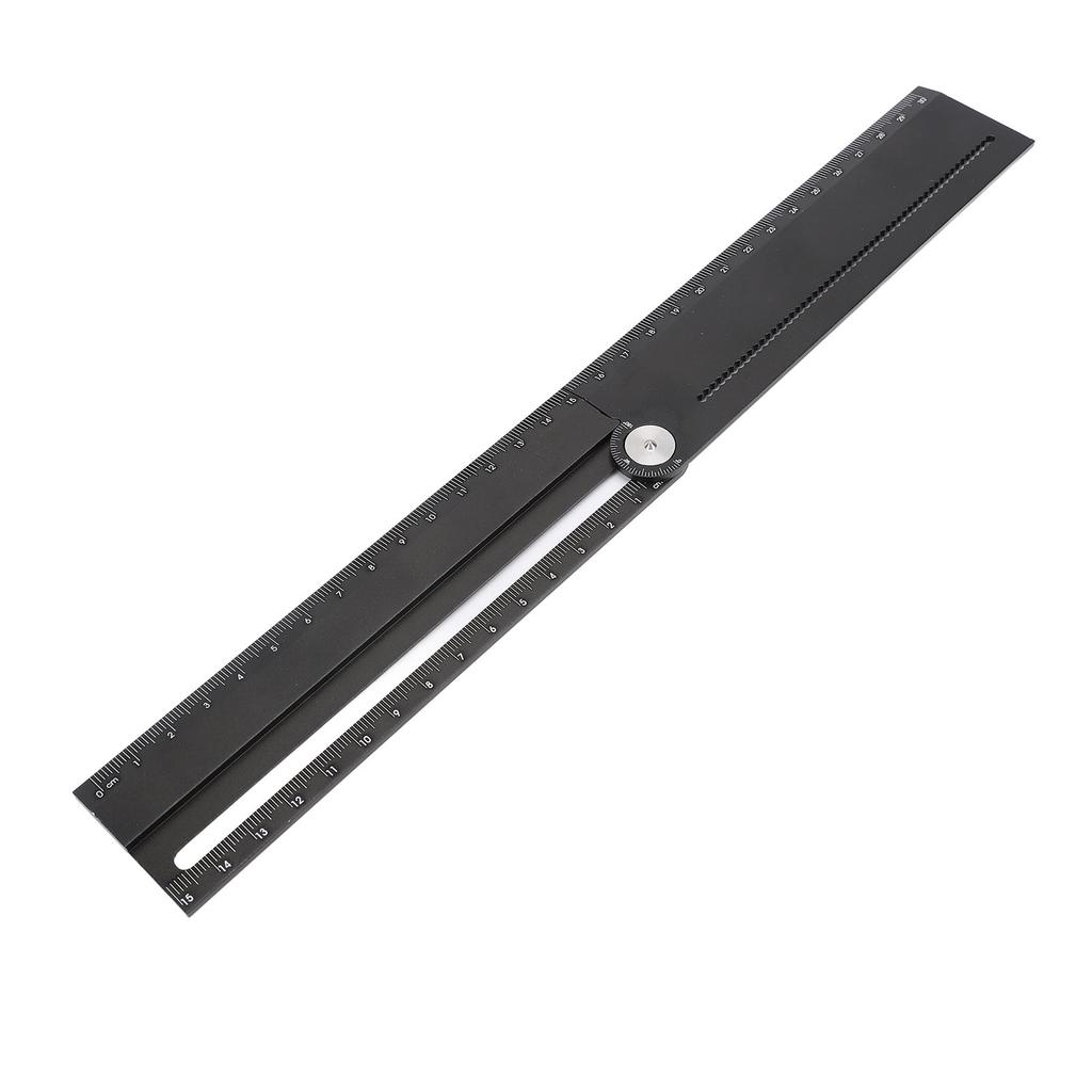 Aluminium Multi-Lineal Multifunktionaler Winkelmesser zum Zeichnen von Kreisbögen und Parallellinien