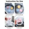 Lint Remover Laundry Floating Hair Filter Reusable Washing Machine Hair Remover Bag Self-Cleaning Mesh Filter