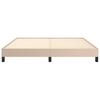 vidaXL Bettgestell Cappuccino-Braun 180x200 cm Kunstleder