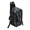 Fishing Sling Bag with Rod Holder Nylon Rainproof Lightweight Fishing Tackle Storage Backpack for Outdoor Fishing Gears