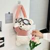 Bear Car Tissue Box Cartoon Armrest Box Paper Case Universal Hanging Tissue Box  Car Inner Decor