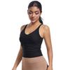 New Yoga Camisole, Beautiful Back, Sports Running, Fitness, Breathable Pleated Vest, Quick Drying Fitness Suit, Slim Fit Top For Women