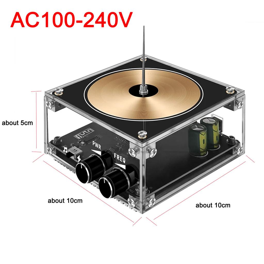 Bluetooth Music Tesla Coil Arc Plasma Loudspeaker Wireless Transmission Experiment Desktop Toy Model SSTC SS02