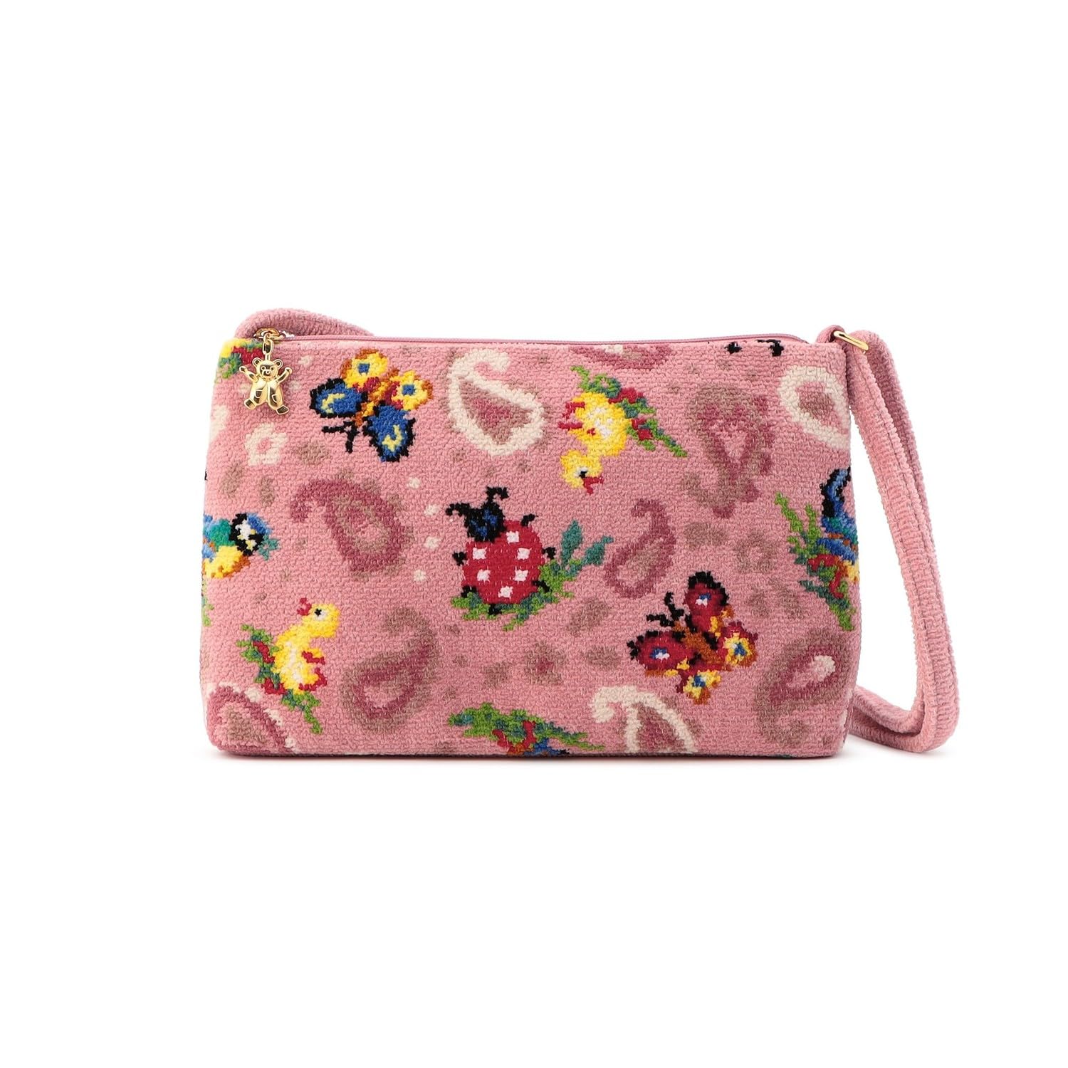 

Feiler Heidi Paisley Shoulder Bag Pink (HPY-257007) Women s (1J0725117007740) розовый