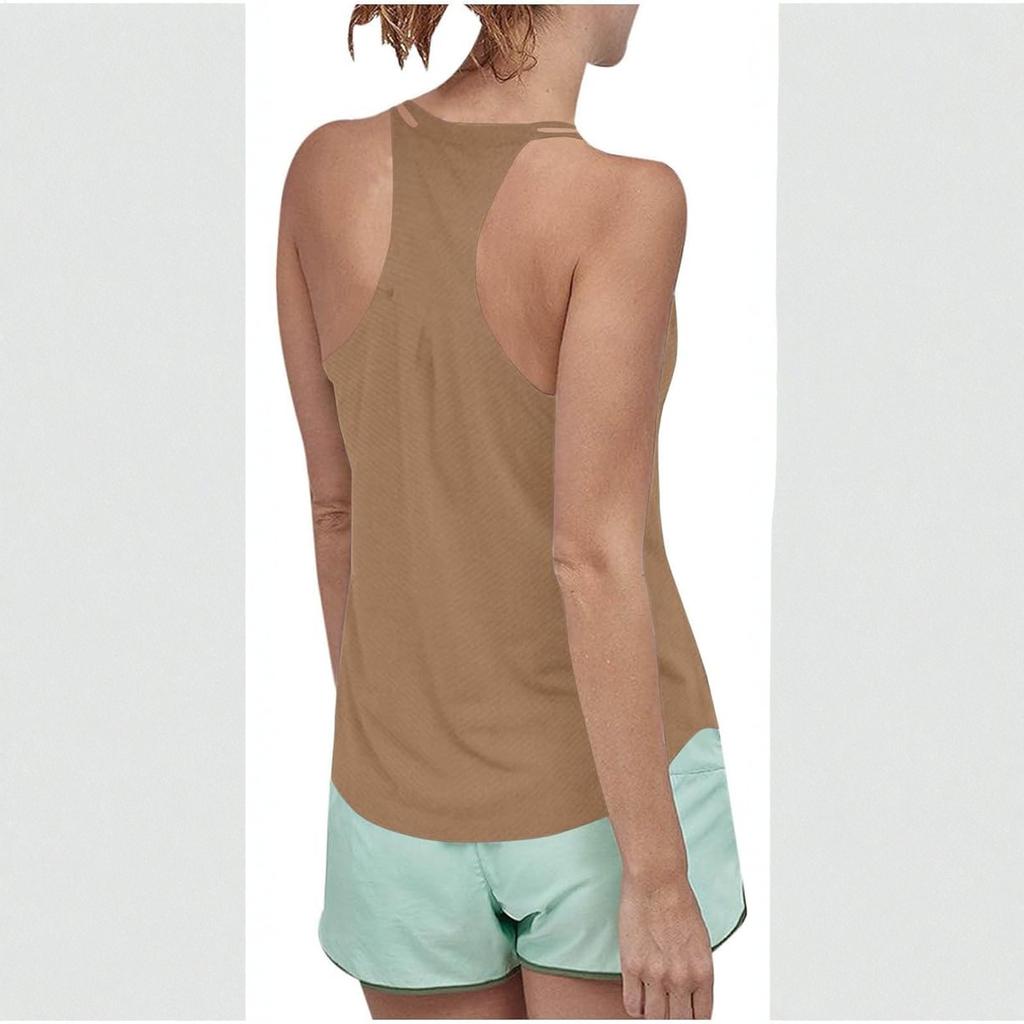 Women's  Strap Tank Tops Sexy Scoop Neck T Back Ruched Sleeveless Camisole Tops