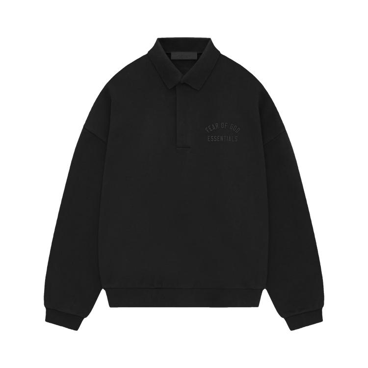 

Fear of God Essentials Fleece Polo Black Men Tops 192BT244390F XS