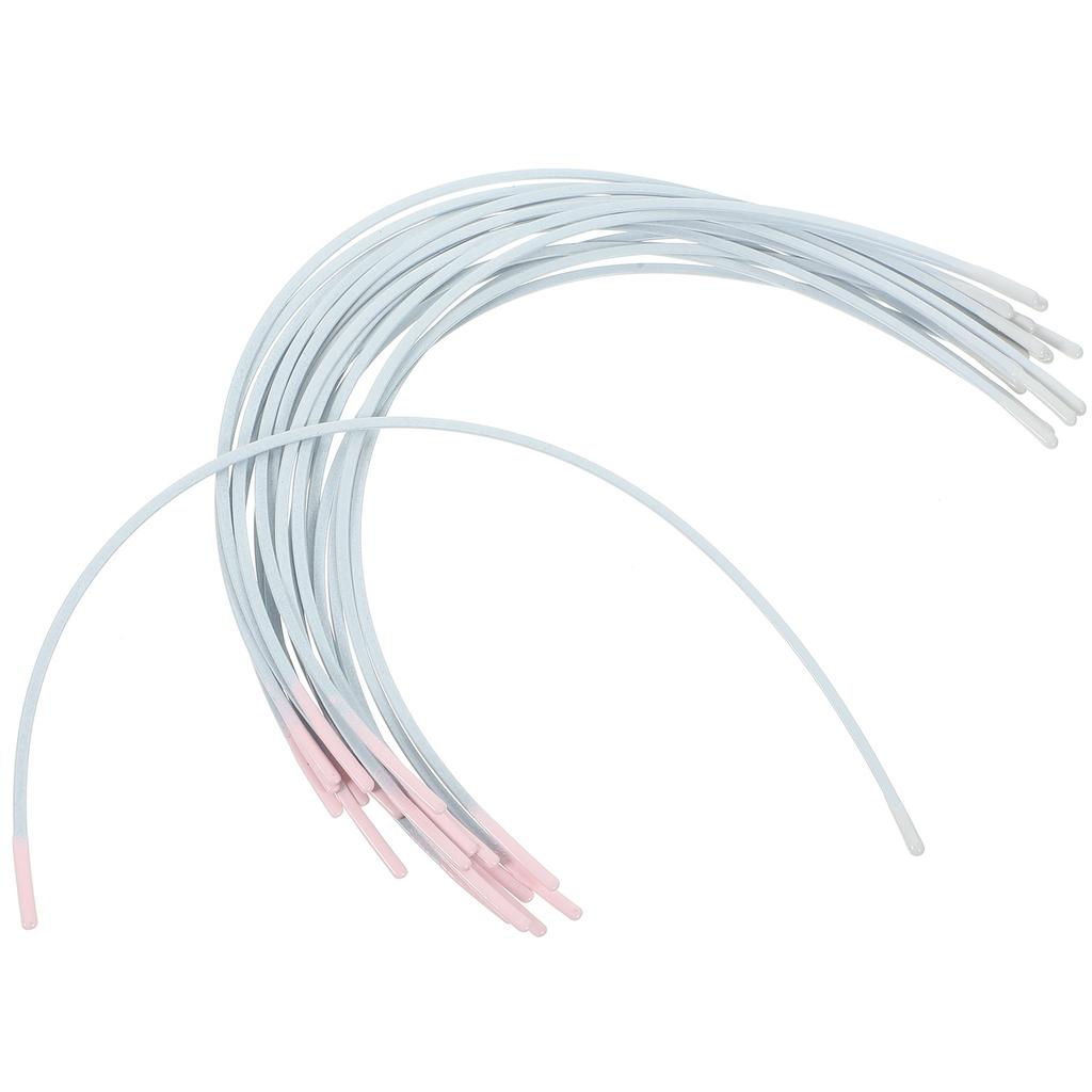 10 Paar Bügel für BHs Bügelersatz mit Stahlringstütze Metall