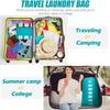 Laundry Bag,2 Pack Travel Laundry Bags for Dirty Clothes,Large Laundry Bags for Traveling,Dirty Clothes Travel Bag, 24" x 36"