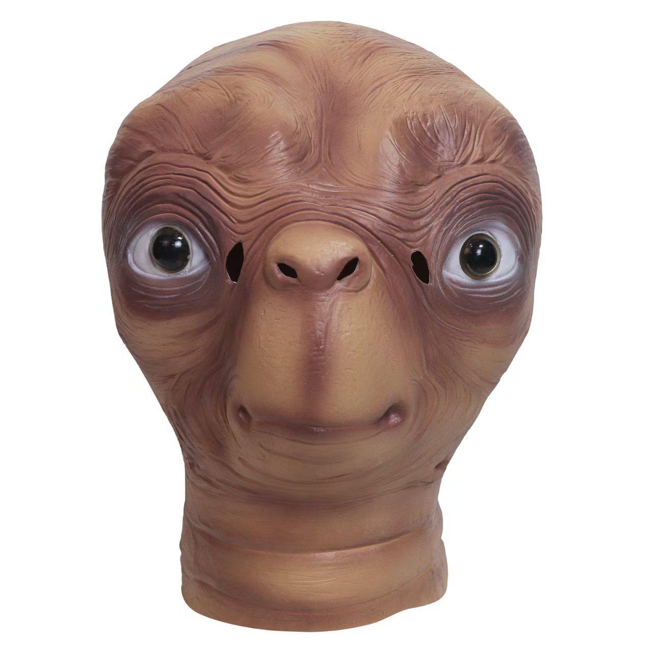 Alien latex mask full-face popular Halloween item UFO Horror Headgear IT Alien