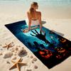 1Pc Spooky Halloween Night Beach Towel Quick Dry Multiuse For Beach Pool Gym Yoga Home Travel Christmas Halloween Xmas Gift G125