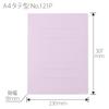 Plus PP Flat File, A4 Vertical, Violet, 10-pack, No. 121P, 98-292 x 10