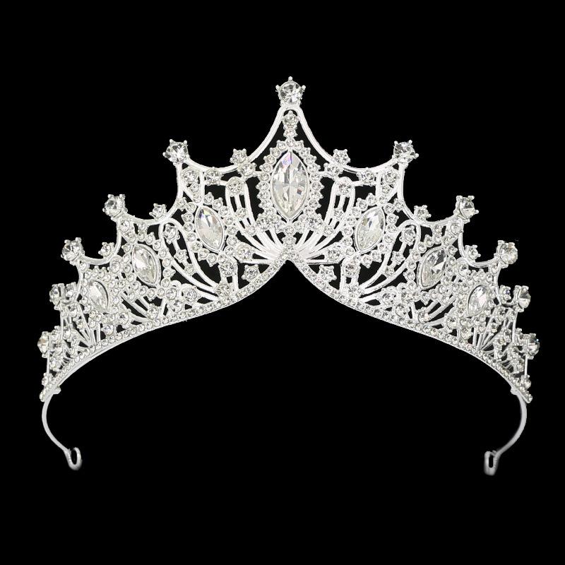 

Свадебная корона ручной работы ювелирные изделия из стразов тиара королевская корона детские аксессуары для волос для взрослых
