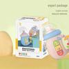 Bilingual Baby Teether Toy with Soothing Sounds & Storytelling Functions