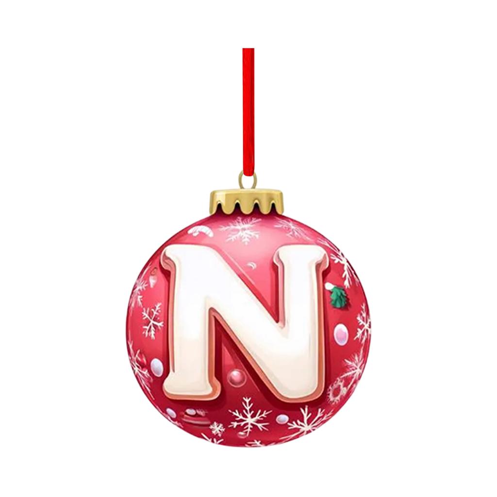 2D Christmas Decoration Pendant Christmas Tree Tag Theme Party Crafts Ornament