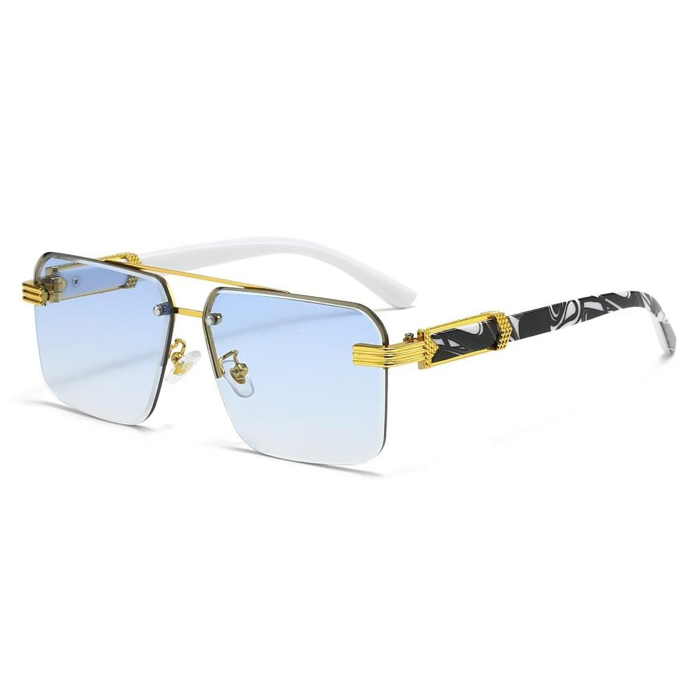 

Квадратные безободковые солнцезащитные очки с мраморным узором, очки для вождения, крутые мужские солнцезащитные очки, для отпуска Style 4