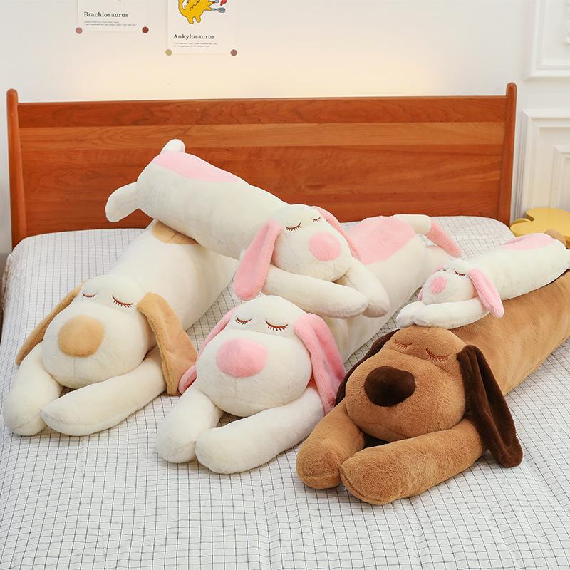 Cute Dog Long Throw Pillow Plush Toy Large Doll Rag Doll Bed Sleeping Pillow Sleeping Pillow