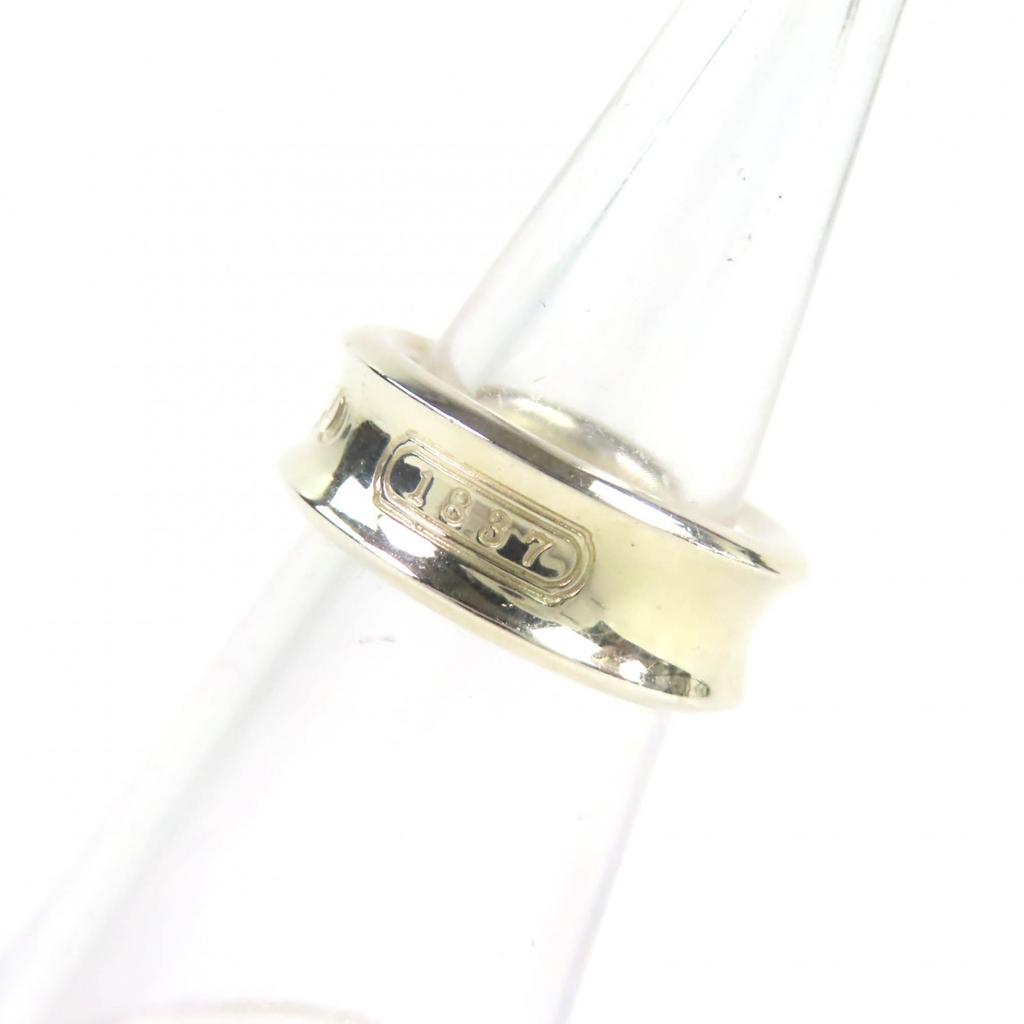Ausgezeichnete TIFFANY&Co. Ring Schmaler Ring Silber 925 Damen 1837 Gebraucht
