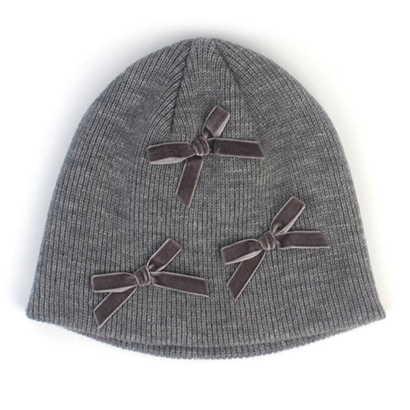 

Universal chemistry Ribbon KNIT Gray Beanie Beanie FREE