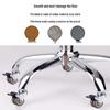 Rongyu 1.5-inch Threaded Stem Office Chair Caster Wheels (Set of 5)