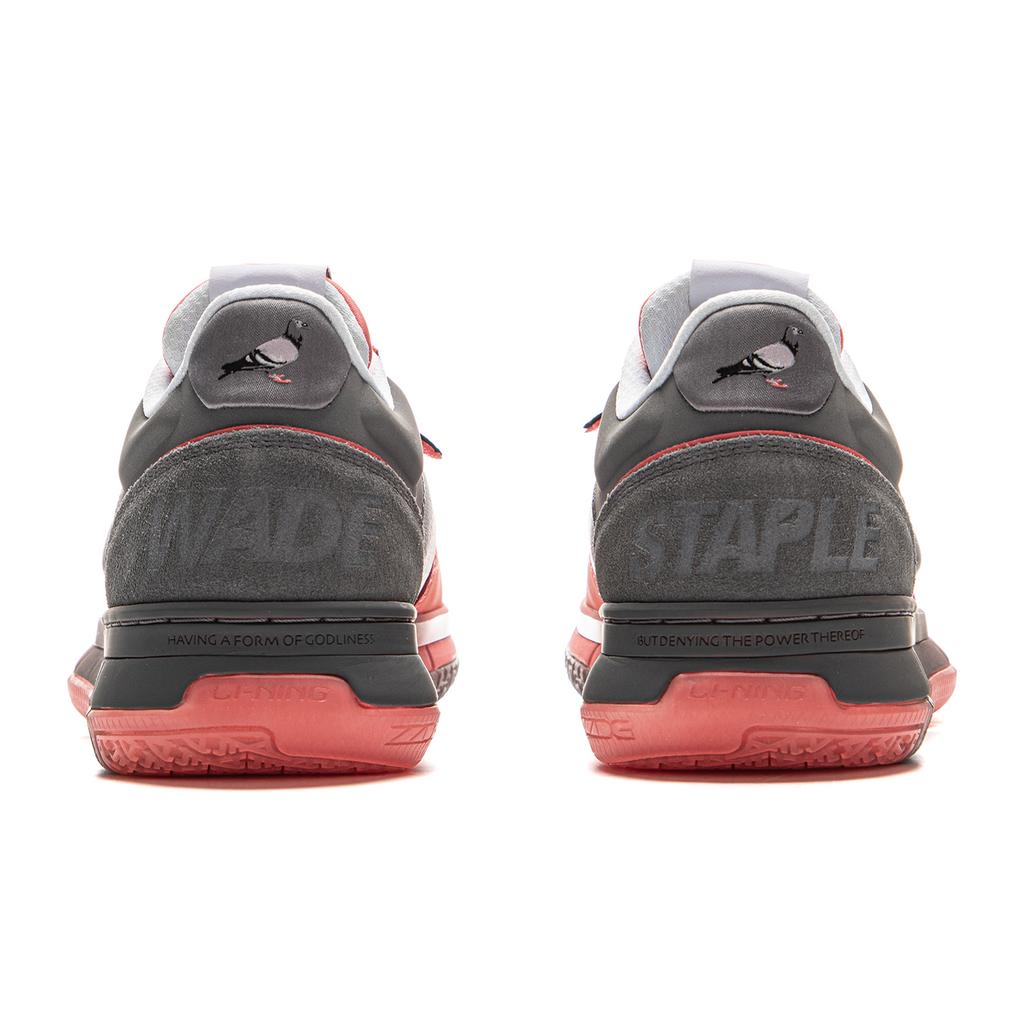 Li-Ning Way of Wade 1 Staple Street Legend Men Sneakers Grey Orange ABAU099-28