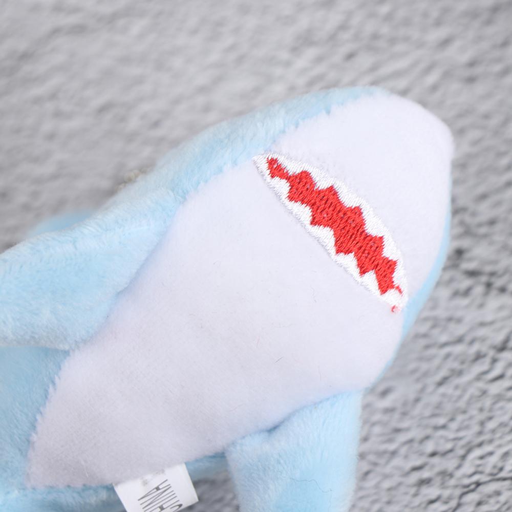 Shark 12CM Backpack Keychain Shark Key Chain Ocean Animal Shark Plush Toy Key Chain Pendant