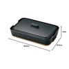 Zojirushi Hot Plate STAN. 1 Piece Type Deep Plate Black EA-FA10-BA