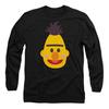 Sesame Street Unisex Adult Bert Kawaii Face Long-Sleeved T-Shirt