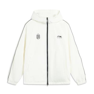 Li Ning Sports Lifestyle Series Retro Casual Fashion Windbreaker Men Outerwear White AFDVJ15-7