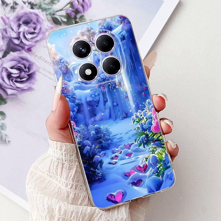 For Xiaomi Redmi Note 14 Pro Plus Case New Popular Flower Marble Soft Silicone Cover For Xiaomi Redmi Note 14 Pro Global Capinha
