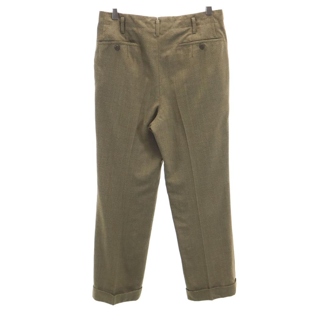 VINTAGE 60s 70s Slacks pants Brown Men's Used