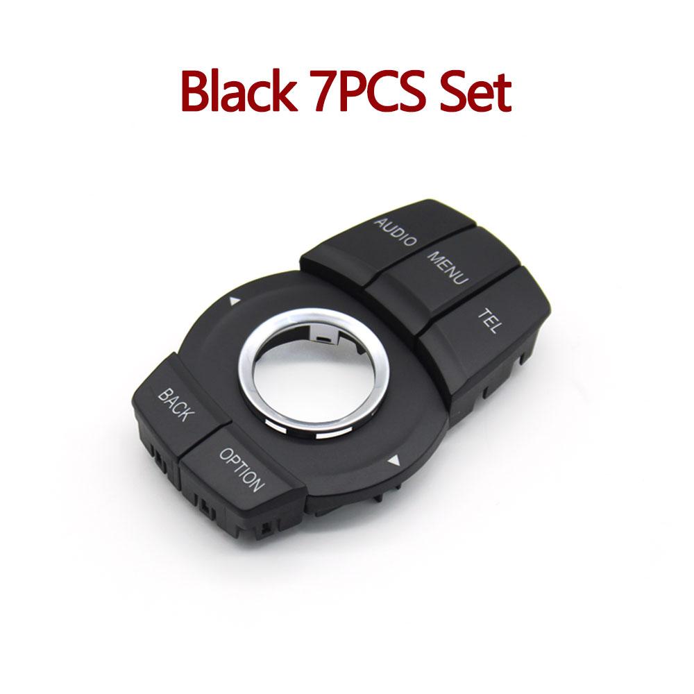 

Кришка перемикача контролера мультимедійних кнопок CIC IDrive для консолі автомобіля BMW 1 2 3 4 X1 F30 F31 F34 F35 F20 F21 F22 F23 F45 Black 7PCS Set