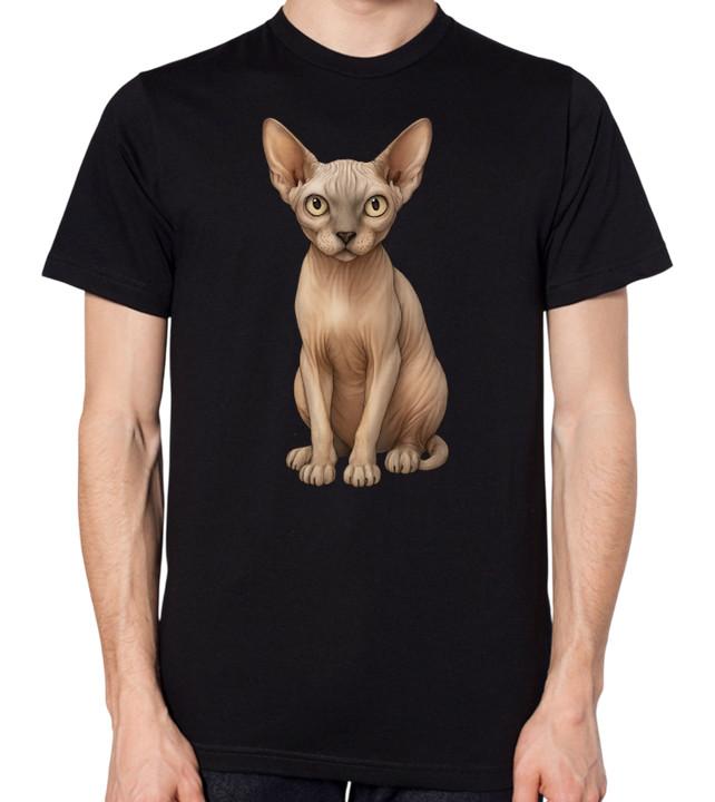 Sphynx Cat Unisex T-Shirt S разноцветный