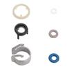 06H998907B 4 Sets Fuel Injectors  Repair O Ring Kit Rubber Metal 06H998907B Replacement for A3 A4 A5 S5 S4 Q5 Q3