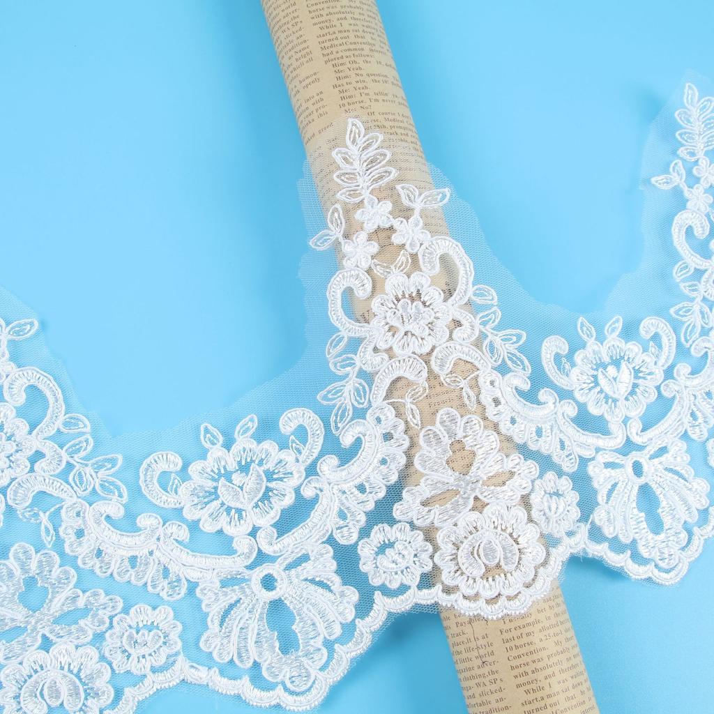Width 20Cm Car Bone Lace Bridal Jewelry Wedding Dress Veil Wrist Jewelry Clothing Decoration Accessories Materials
