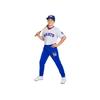 Nike X NFL New York Giants Simple Versatile Windproof Warm Elastic Waist Fleece Cuffed Long Sports Pants Kids Pants Blue 3Z1B7FDX7-NYG