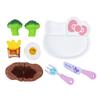 Maruka Sanrio Characters Kids Plate Toy Play House Ages 3+ 194224