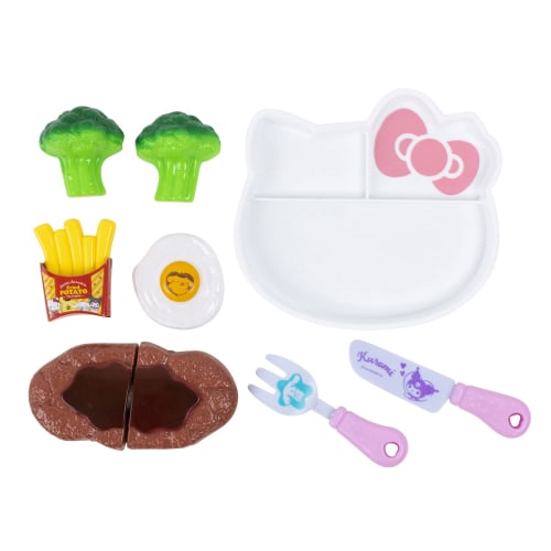 Maruka Sanrio Characters Kids Plate Toy Play House Ages 3+ 194224