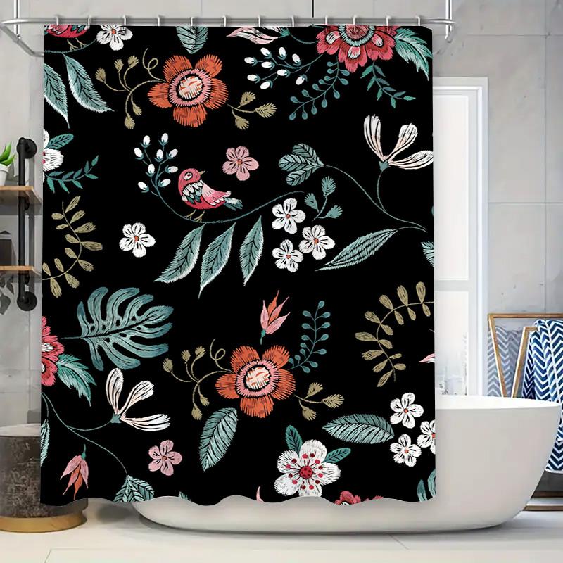 

Blue Tinted Shower Curtain With Glittery Effect For Modern Bathroom Decor Perfect For Home Improvement Projects (Item #301245689 W60H190(CM)-1 Pcs