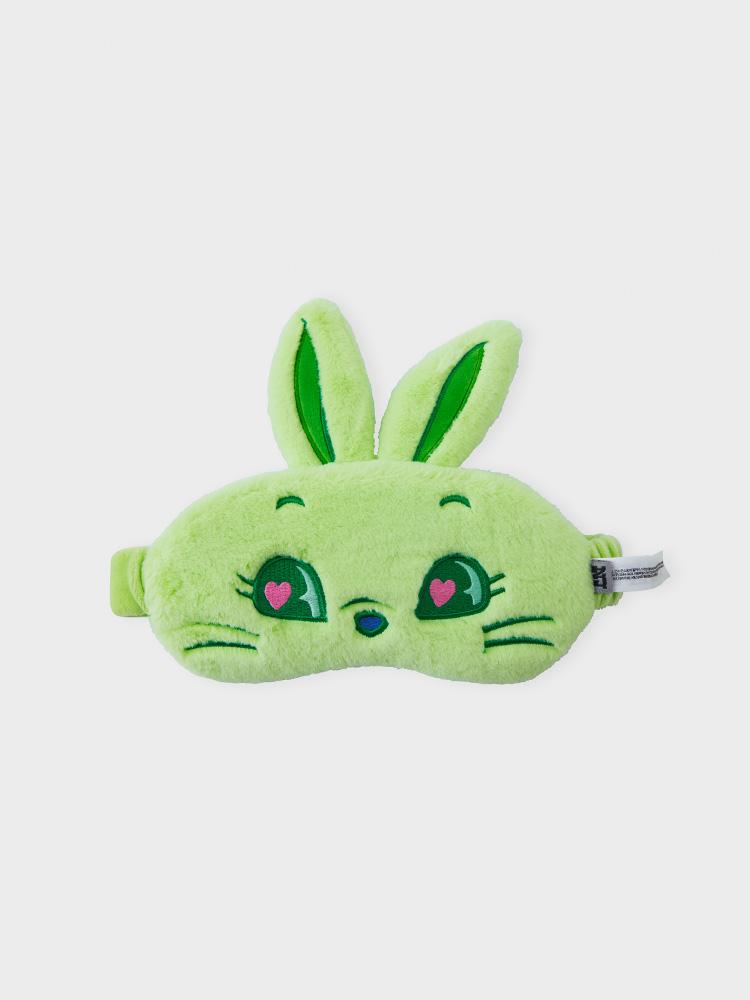LINE FRIENDS TOKKI Plush Sleep Eye Mask (Green)