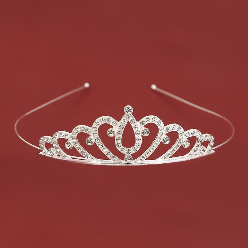 Bridal jewelry children's hairband headband alloy birthday party crown flowers dress up hair accessories princess crown