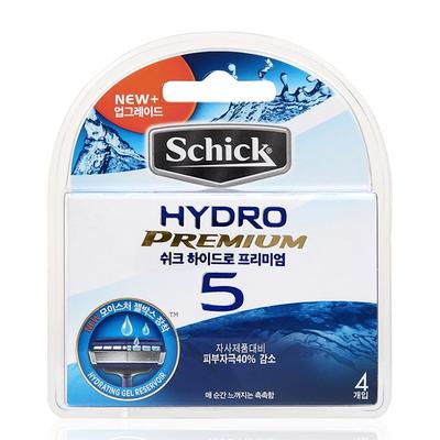 Schick Hydro5 Premium Rasierklingen-Nachfüllpackung, 4 Stück, 1 Stück