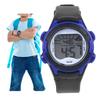 Elektronické hodinky Dětské Sportovní 3ATM Vodotěsné PU Pásek Náramkové hodinkyČerná