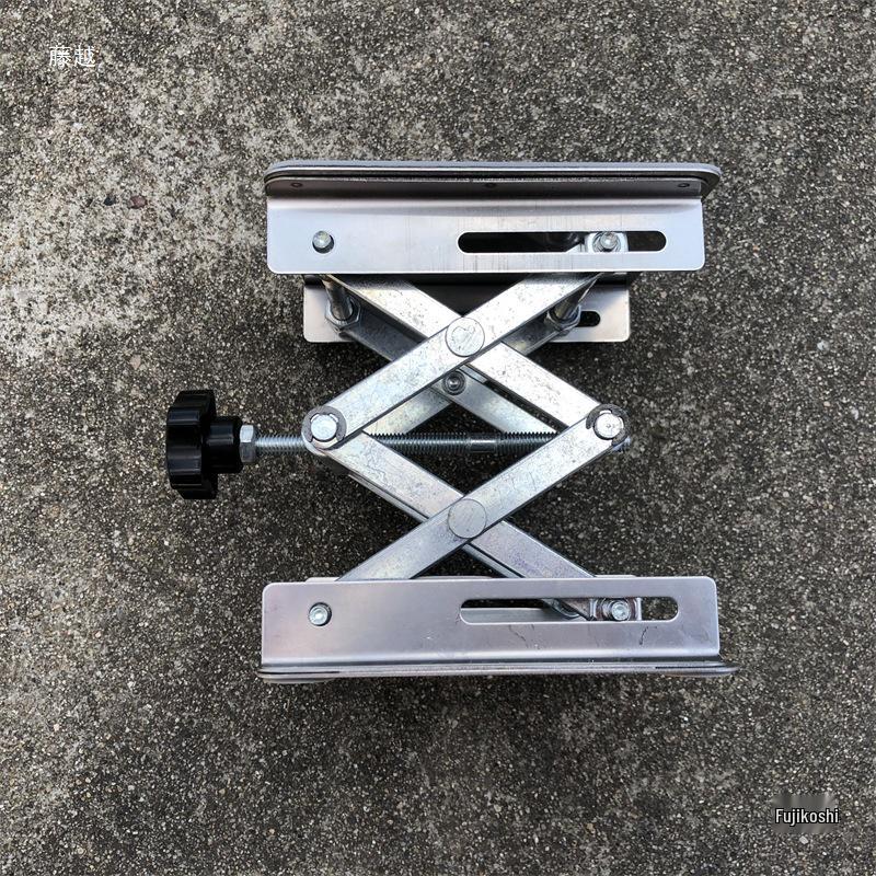 Compact Stainless Steel Manual Lifting Platform for Laboratory Use