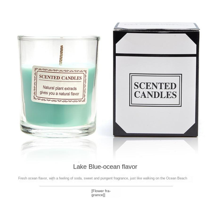 1pc Large Glass Cup Romantic Festival Atmosphere Scented Candle Graduation Season Gift Soy Wax Aromatherapy Fragrance Candle