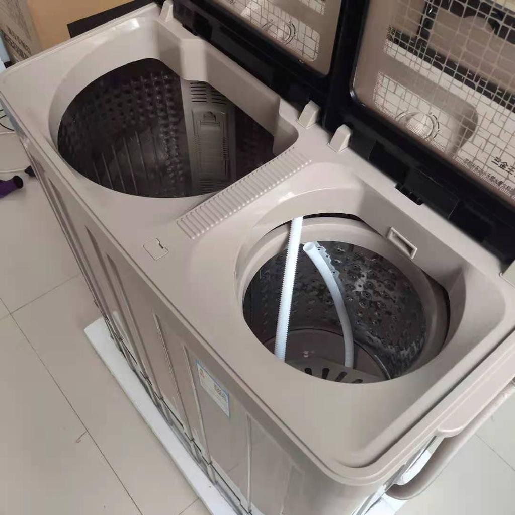 15kg Semi-Automatic Double Steel Washing Machine for Large Households